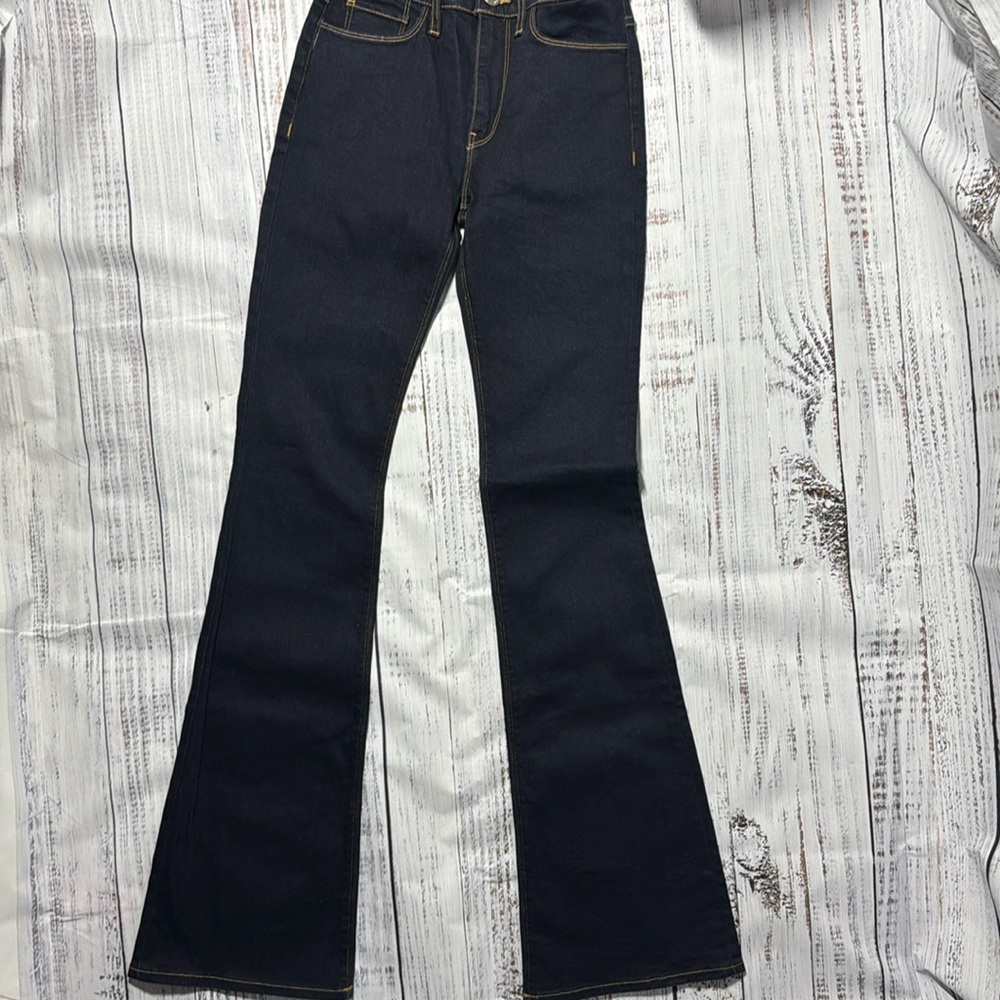 Hudson Barbara High Waist Boot Cut Jeans —Dark Blue Wash— Size 25 NWT